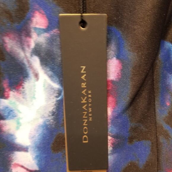 Donna Karan NEW A-Line V Neck Sleeveless Comfortable Short Dress Women's Size 4 - Picture 10 of 15